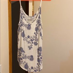 Flowy floral tank top